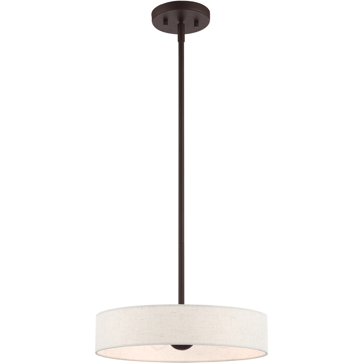 Venlo 4 Light 14 inch Bronze with Antique Brass Accents Pendant Ceiling Light