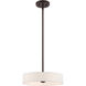 Venlo 4 Light 14 inch Bronze with Antique Brass Accents Pendant Ceiling Light