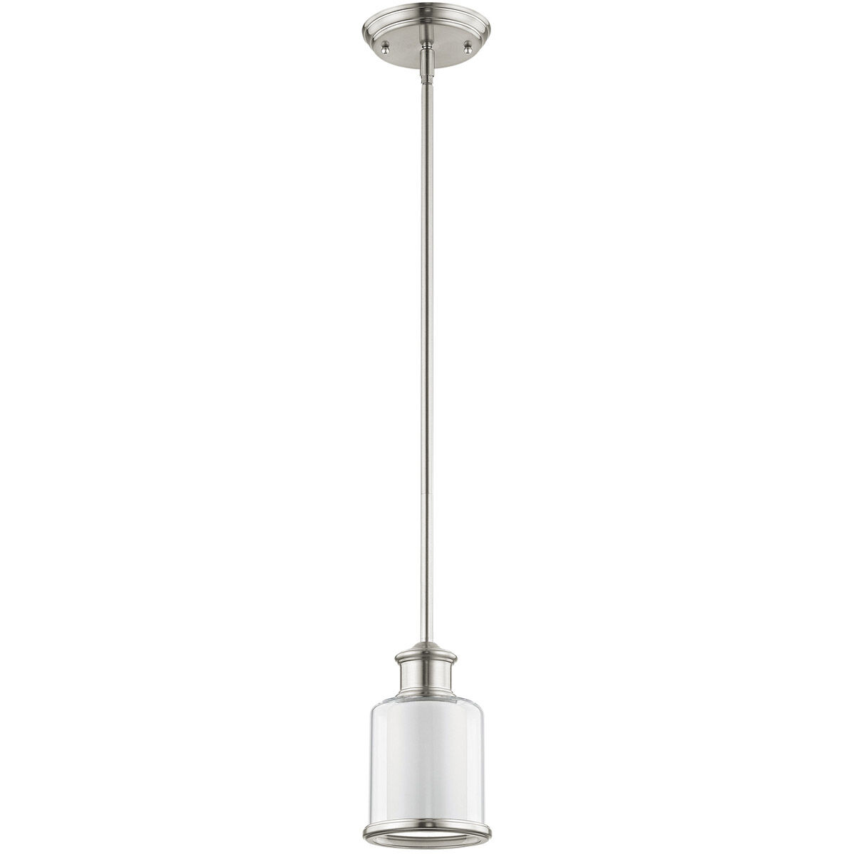 Middlebush 1 Light 5.5 inch Brushed Nickel Mini Pendant Ceiling Light