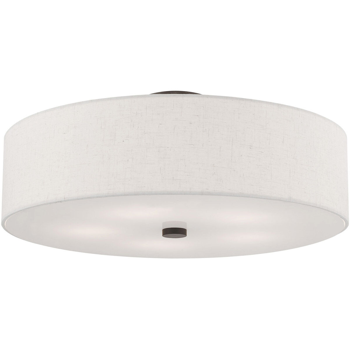 Meridian 5 Light 22 inch English Bronze Semi-Flush Mount Ceiling Light