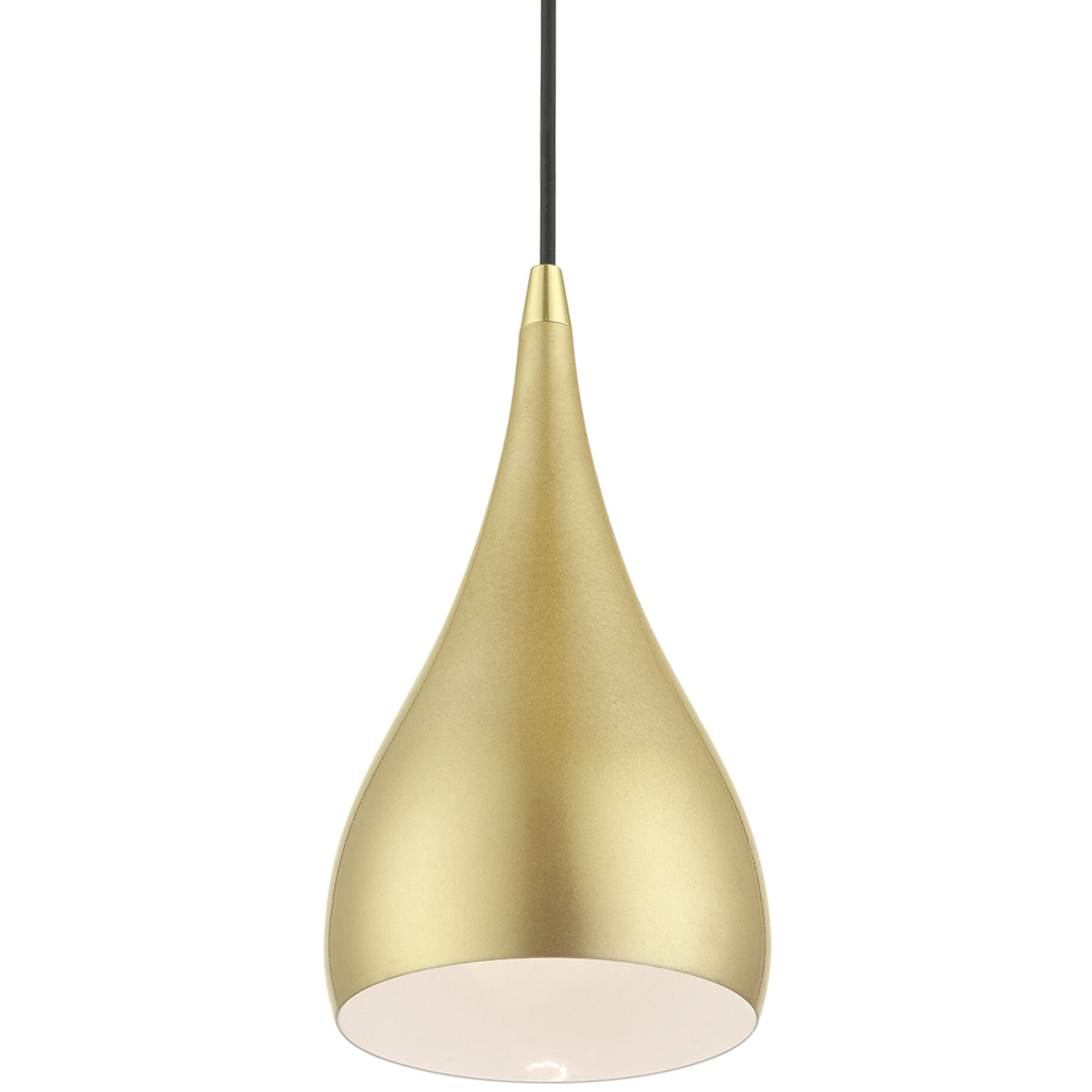 Amador 1 Light 6.25 inch Soft Gold with Polished Brass Accents Mini Pendant Ceiling Light