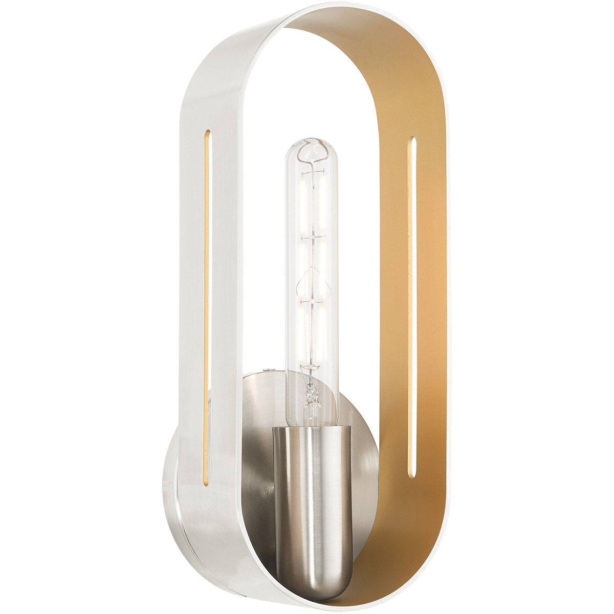 Ravena 1 Light 5 inch Brushed Nickel ADA Single Sconce Wall Light