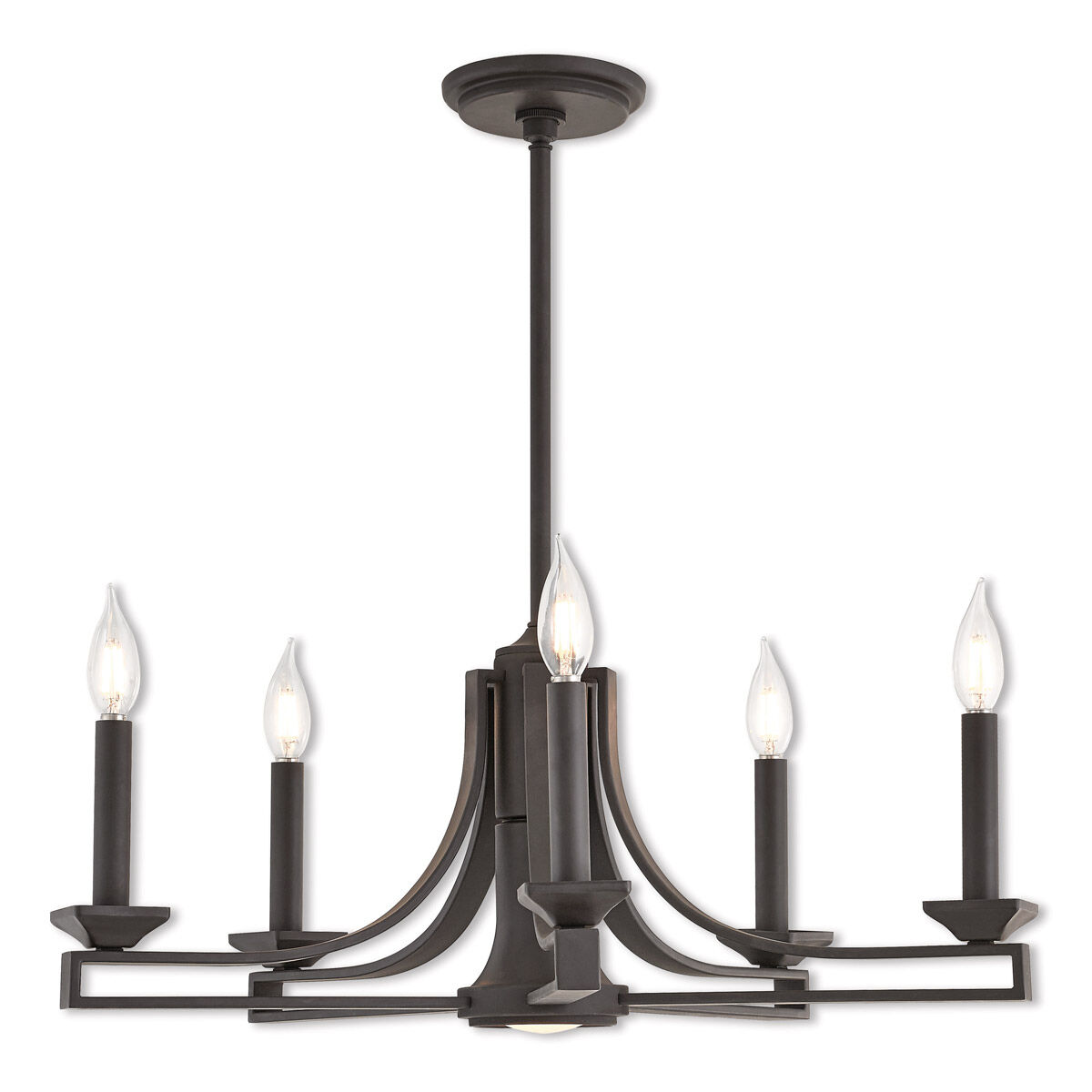 Trumbull 6 Light 24 inch Bronze Chandelier Ceiling Light