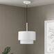 Zolana 1 Light 12 inch White Pendant Ceiling Light