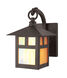 Montclair Mission 1 Light 9 inch Bronze Outdoor Wall Lantern