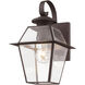 Westover 1 Light 12.5 inch Bronze Outdoor Wall Lantern