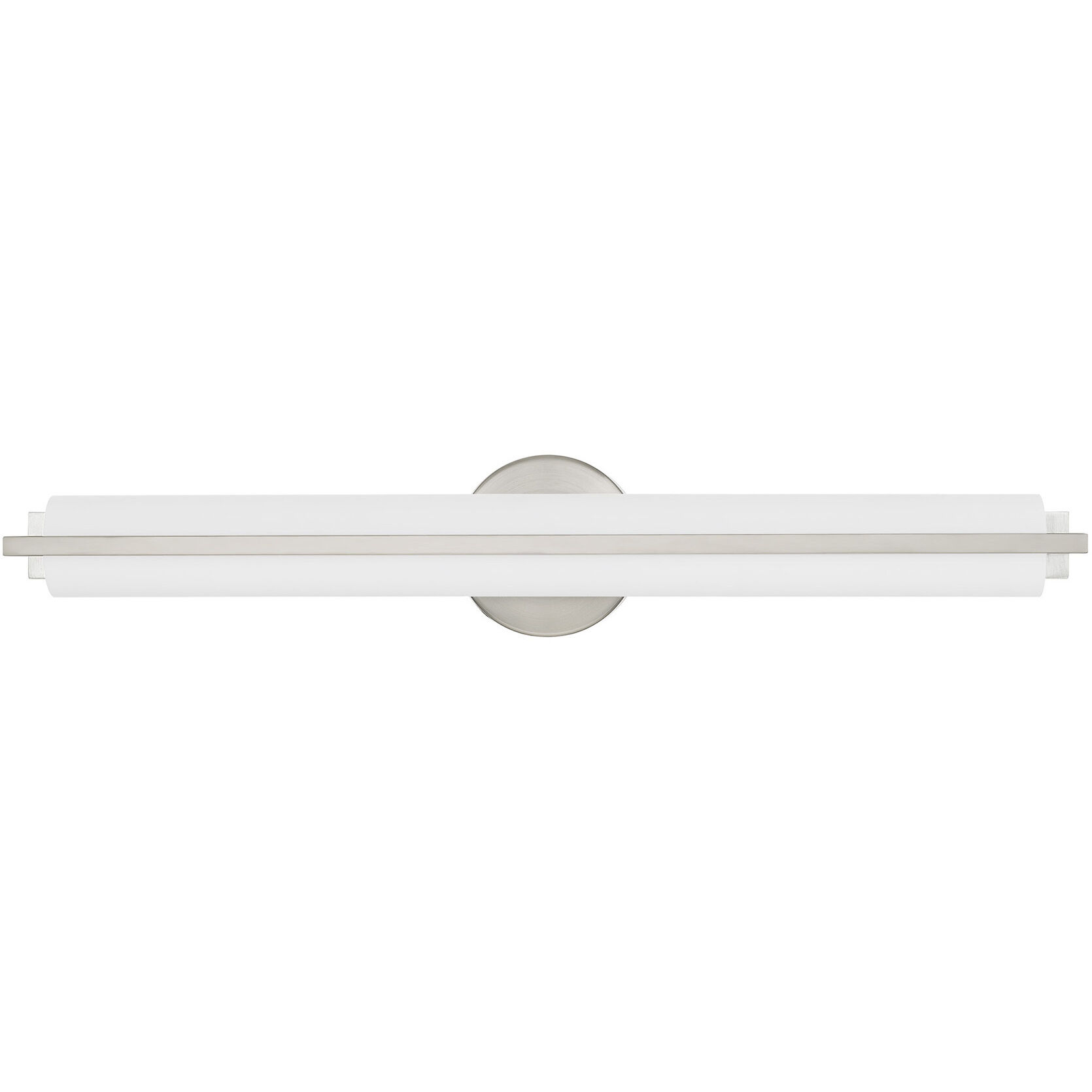Visby LED 4 inch Brushed Nickel ADA Bath Vanity Wall Light