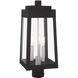 Oslo 3 Light 20 inch Black Outdoor Post Top Lantern