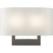 ADA Wall Sconces 2 Light 13 inch Bronze ADA Medium ADA Sconce Wall Light, Medium