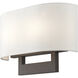 ADA Wall Sconces 2 Light 13 inch Bronze ADA Medium ADA Sconce Wall Light, Medium