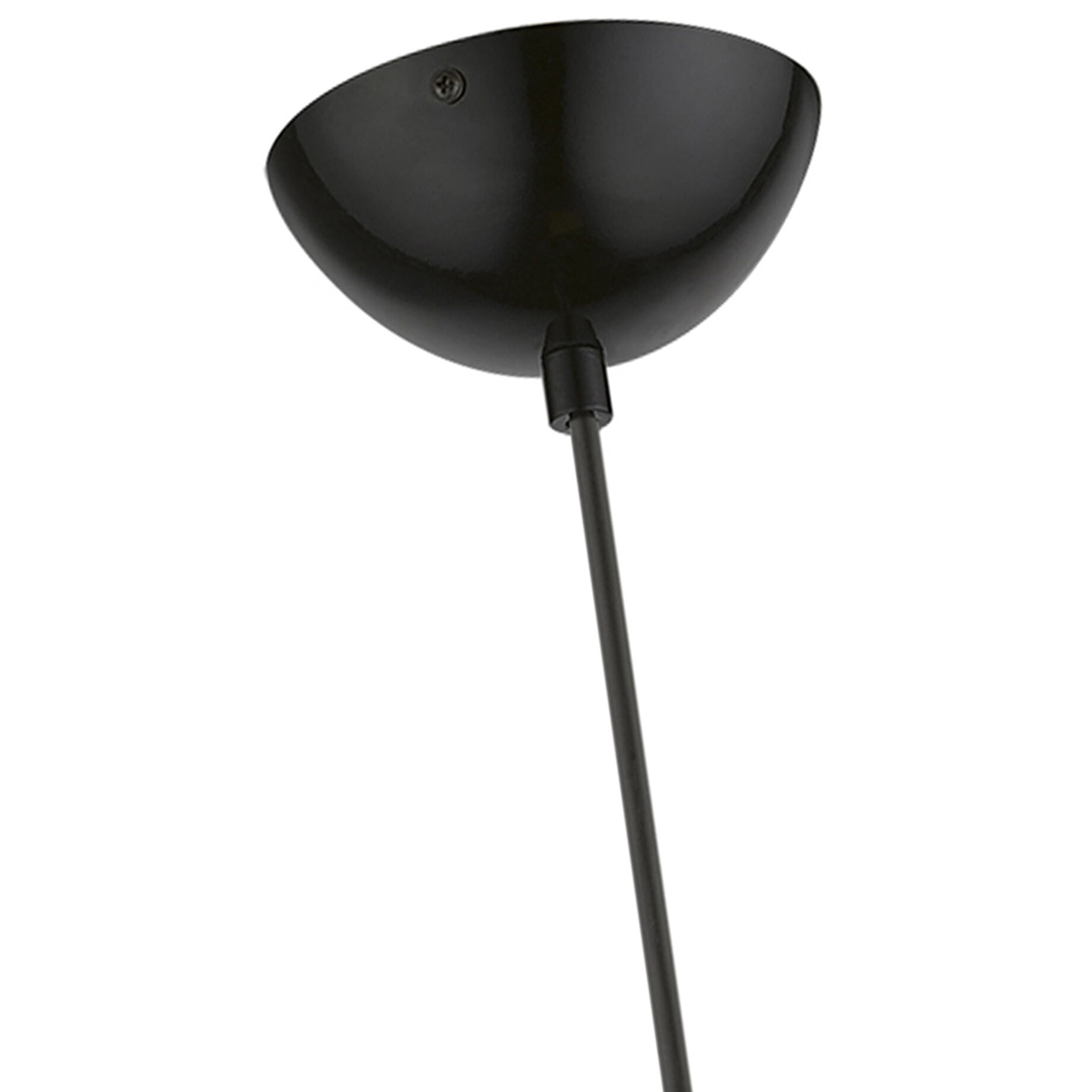 Stockton 1 Light 12 inch Shiny Black with Polished Chrome Accents Pendant Ceiling Light, Globe