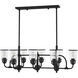 Lawrenceville 8 Light 21 inch Black Chandelier Ceiling Light