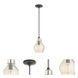 Art Glass 1 Light 6.25 inch English Bronze Mini Pendant Ceiling Light