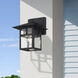 Crestlake 1 Light 9.5 inch Textured Black Outdoor Wall Lantern
