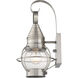 Newburyport 1 Light 14 inch Brushed Nickel Outdoor Wall Lantern