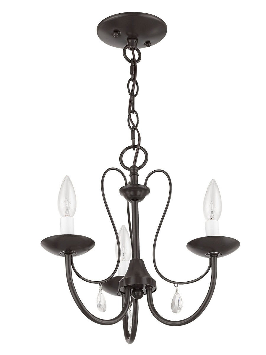 Mirabella 3 Light 14.5 inch English Bronze Chandelier Ceiling Light