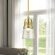 Brynhurst 1 Light 5.13 inch Natural Brass Mini Pendant Ceiling Light