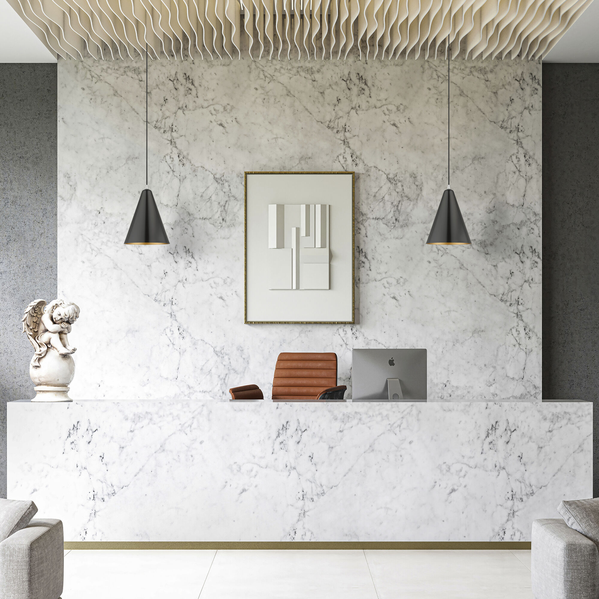 Dulce 1 Light 10 inch Shiny Black with Polished Chrome Accents Pendant Ceiling Light