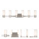 Weston 6 Light 46 inch Brushed Nickel ADA ADA Wall Sconce/ Bath Vanity Wall Light
