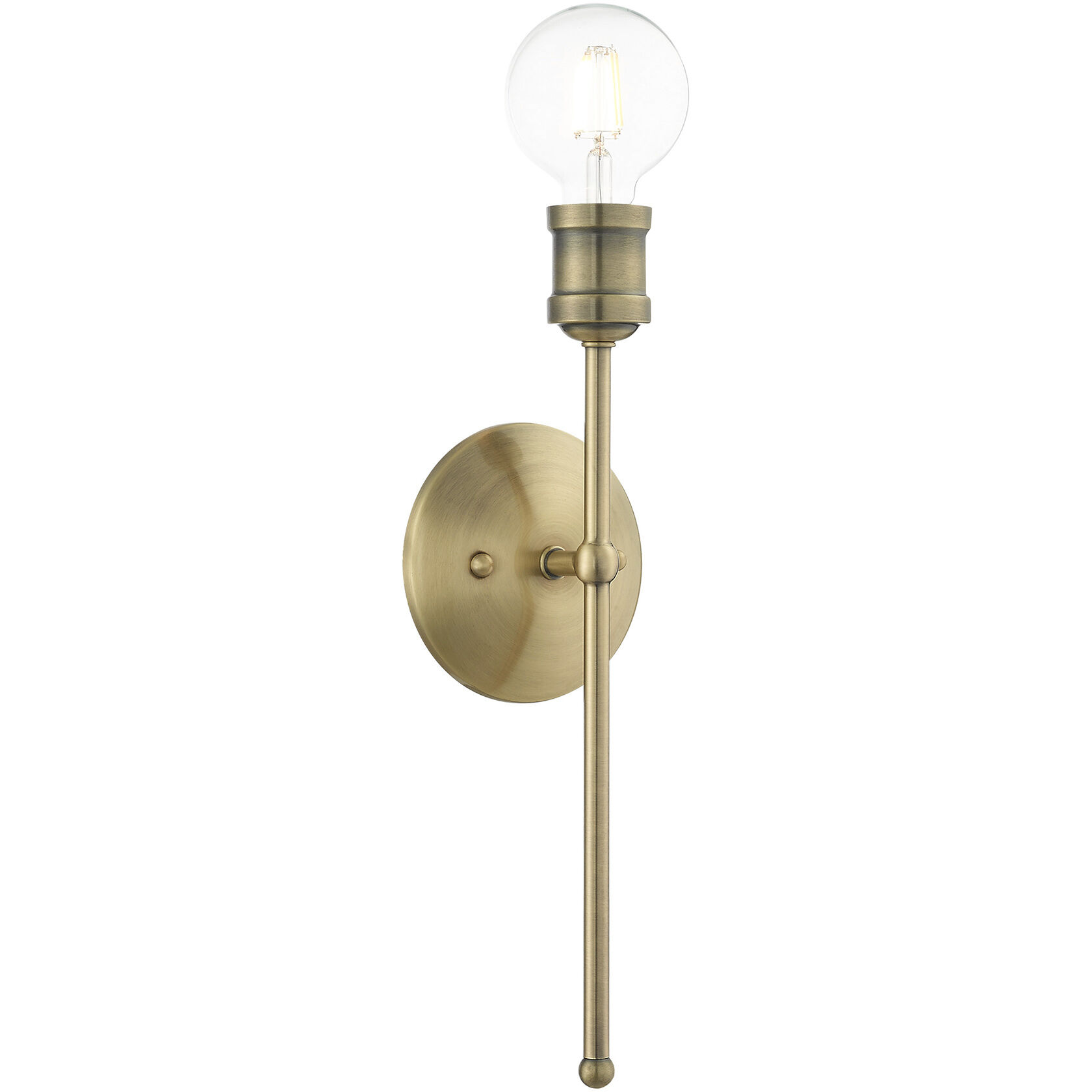 Lansdale 1 Light 5 inch Antique Brass ADA Sconce Wall Light