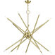 Soho 14 Light 40 inch Satin Brass Foyer Chandelier Ceiling Light