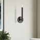 Monaco 1 Light 5.13 inch Black Chrome ADA Wall Sconce Wall Light