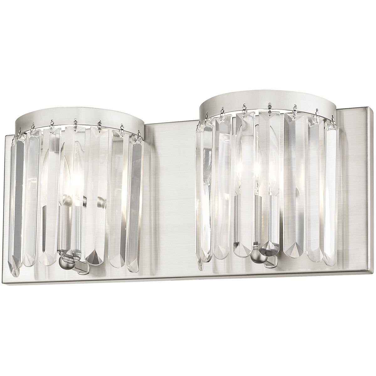 Ashton 2 Light 17 inch Brushed Nickel ADA Bath Vanity Wall Light