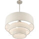 Gladstone 4 Light 23 inch Brushed Nickel Pendant Chandelier Ceiling Light