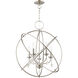 Aria 5 Light 22 inch Brushed Nickel Chandelier Ceiling Light