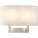 Allison Wall Sconce Wall Light in Brushed Nickel, Medium