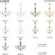 Glendale 3 Light 14 inch Antique Brass Mini Chandelier Ceiling Light