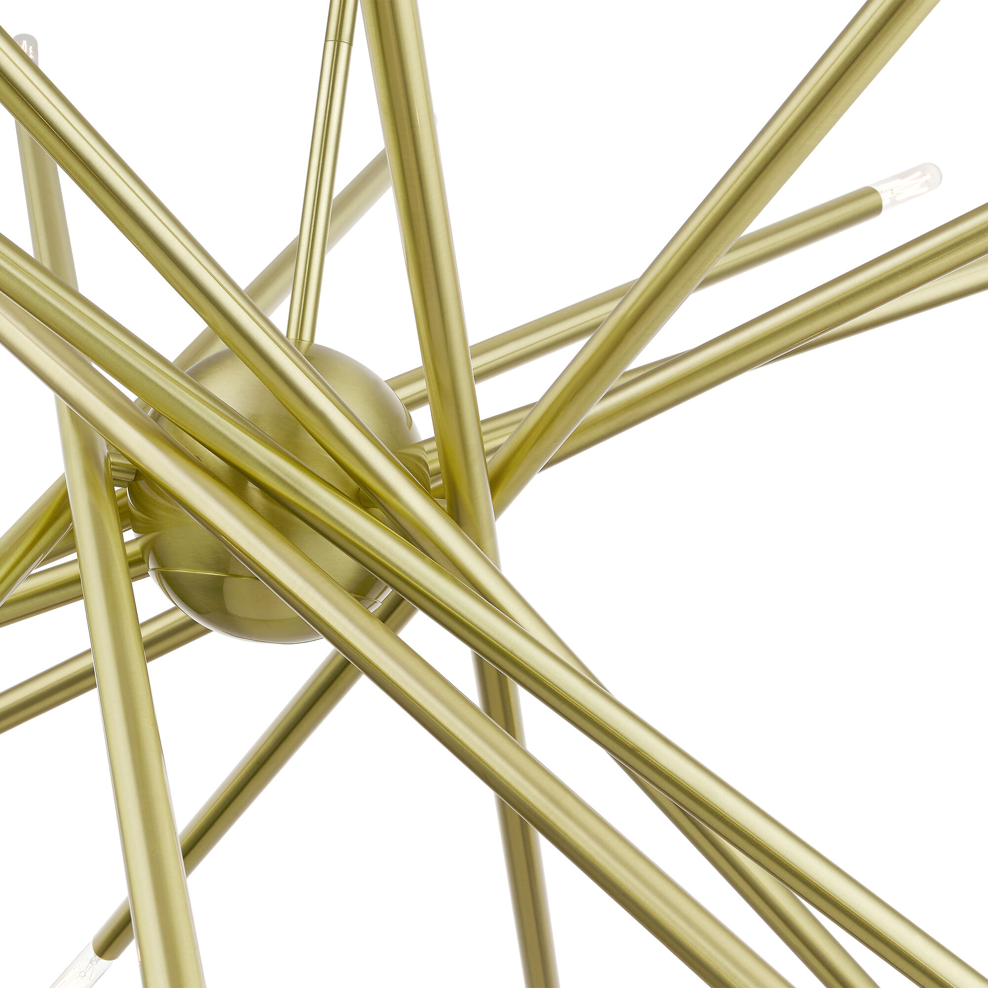 Soho 20 Light 38 inch Satin Brass Chandelier Ceiling Light, Large