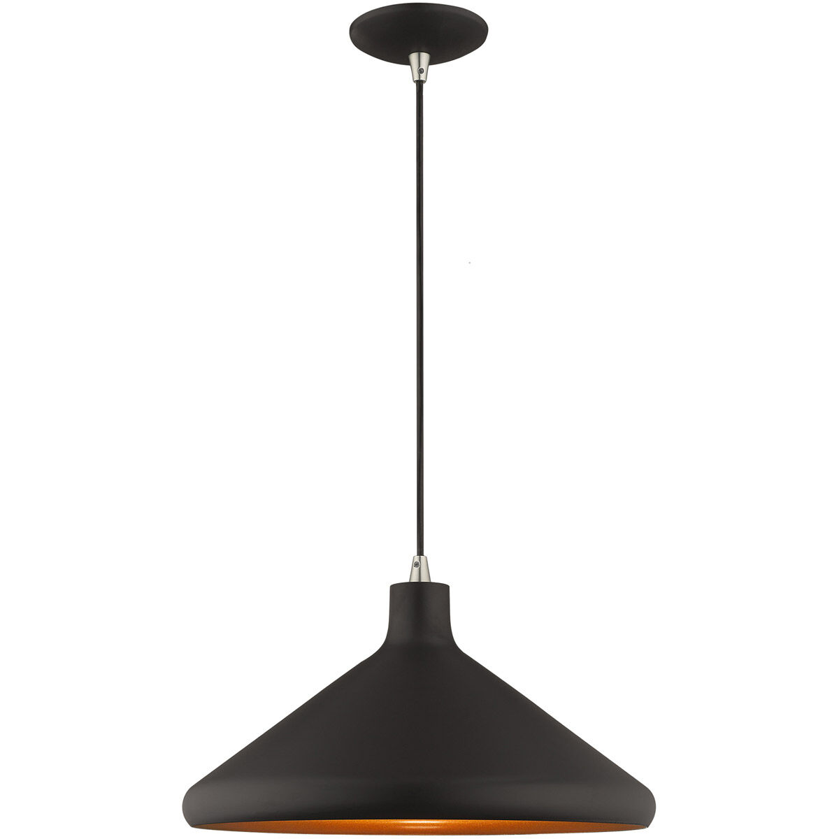 Allison 1 Light 15 inch Black Mini Pendant Ceiling Light