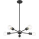 Lansdale 5 Light 19 inch Scandinavian Gray Chandelier Ceiling Light