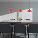 Amador 1 Light 12 inch Shiny Red Mini Pendant Ceiling Light