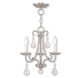 Daphne 3 Light 14 inch Brushed Nickel Mini Chandelier Ceiling Light