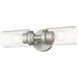 Whittier 2 Light 4.75 inch Brushed Nickel Vanity Sconce Wall Light