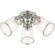 Lawrenceville 3 Light 16 inch Brushed Nickel Flush Mount Ceiling Light