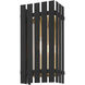Greenwich 1 Light 17 inch Black with Satin Brass Accents Outdoor Wall Lantern