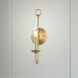 Estate 1 Light 5 inch Antique Brass Sconce Wall Light