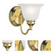 Essex 1 Light 6.25 inch Polished Brass Single Sconce Wall Light