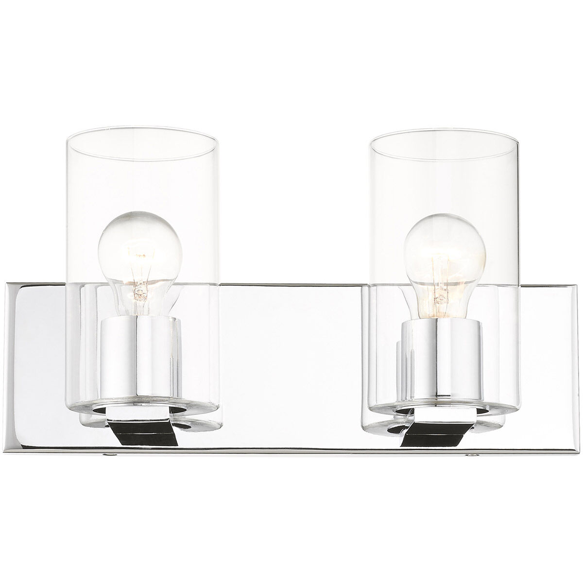 Zurich 2 Light 15 inch Polished Chrome Vanity Sconce Wall Light