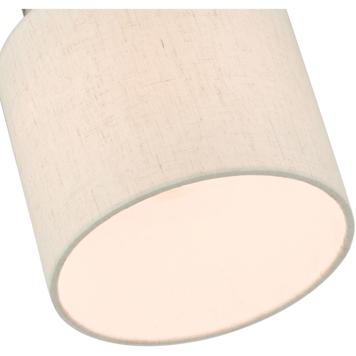 Meadow 1 Light 7 inch Brushed Nickel Semi Flush Ceiling Light