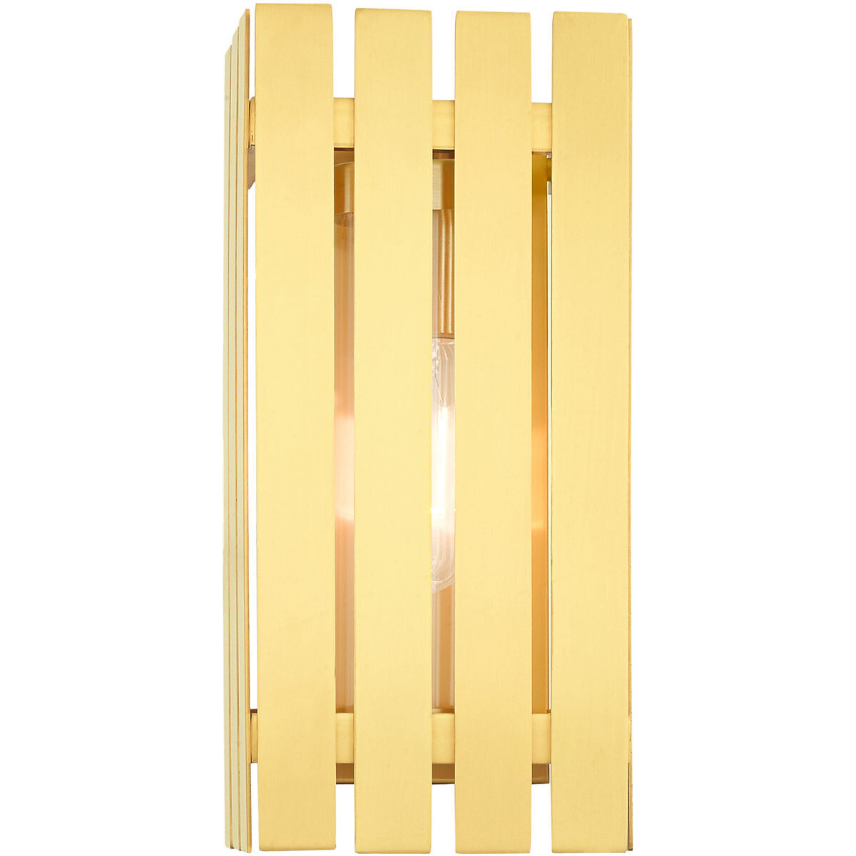 Greenwich 1 Light 13 inch Satin Brass Outdoor Wall Lantern