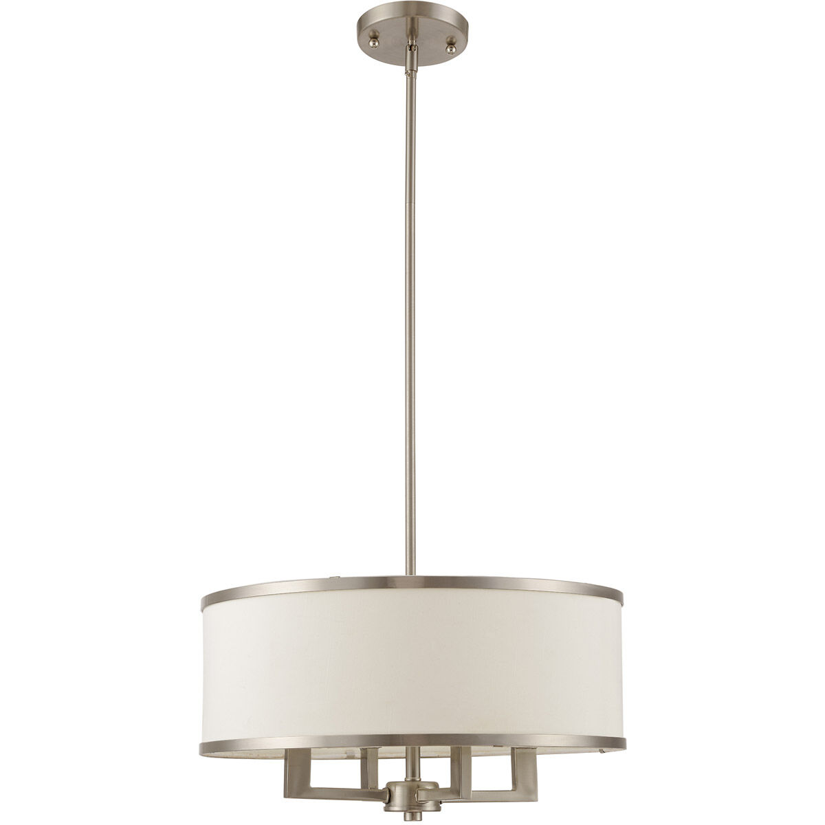 Park Ridge 4 Light 18 inch Brushed Nickel Chandelier Ceiling Light