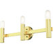 Copenhagen 3 Light 24 inch Polished Brass ADA Vanity Sconce Wall Light
