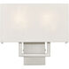 Pierson 2 Light 13 inch Brushed Nickel ADA ADA Wall Sconce Wall Light