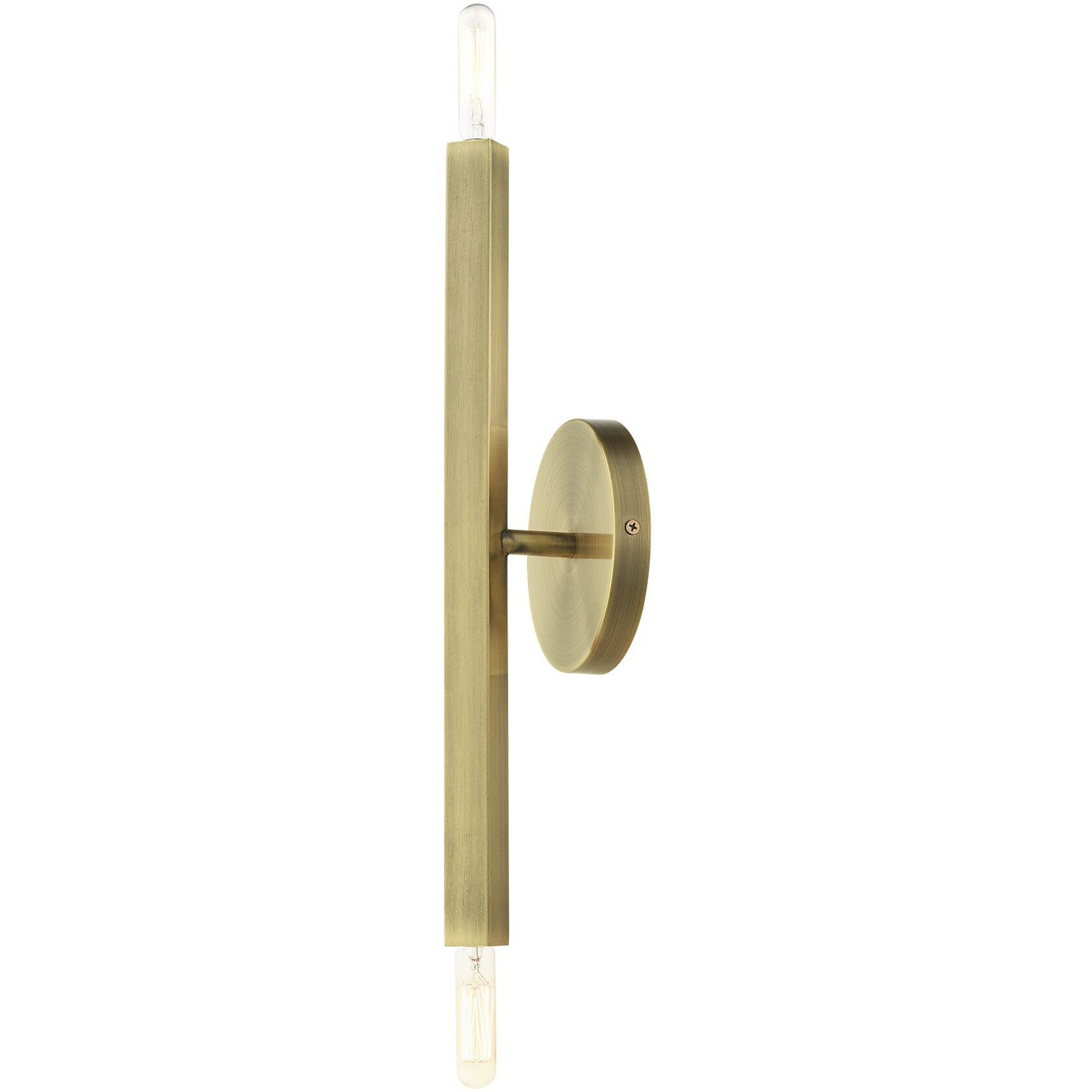 Monaco 2 Light 5 inch Antique Brass ADA ADA Sconce Wall Light