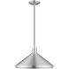 Allison 1 Light 15 inch Brushed Aluminum Mini Pendant Ceiling Light