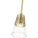 Brynhurst 1 Light 5.13 inch Natural Brass Mini Pendant Ceiling Light